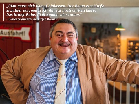 Porträt des Museumsleiters Dr. Jürgen Knauss